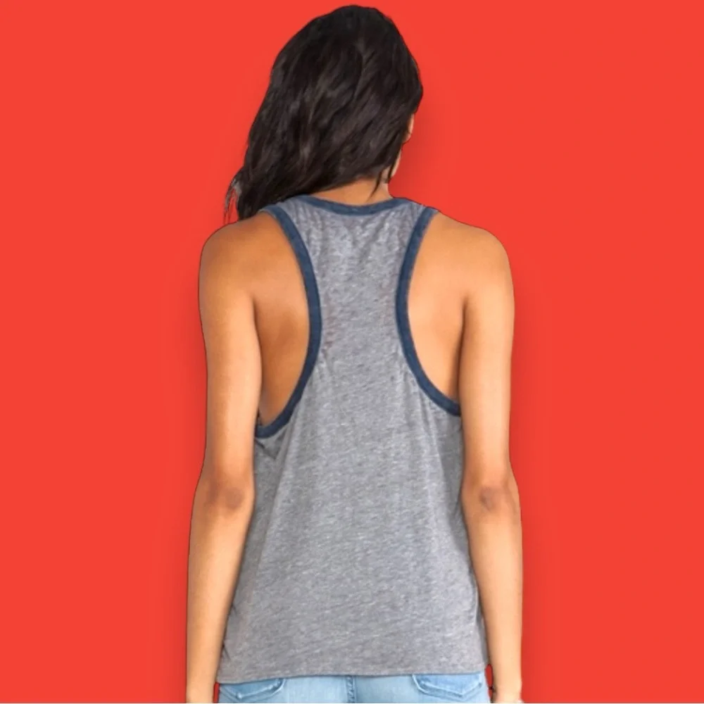 NWOT CHASER x REVOLVE “Rock n Rock USA” Racerback Tank Top. Size Medium - Picture 2 of 10